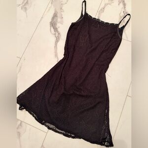 Vintage Lace Mini Dress